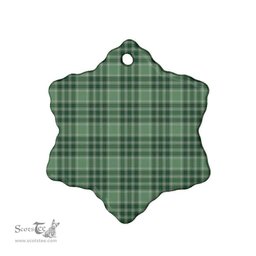 Scottish MacDonald Lord of the Isles Hunting Clan Tartan Ceramic Ornament - Combo set ScotsTee.com