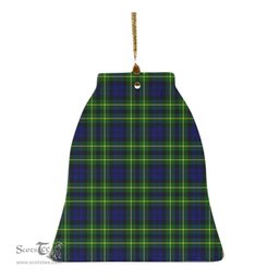 Scottish Campbell of Breadalbane Modern Clan Tartan Ceramic Ornament - Combo set ScotsTee.com