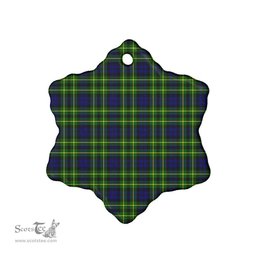 Scottish Campbell of Breadalbane Modern Clan Tartan Ceramic Ornament - Combo set ScotsTee.com