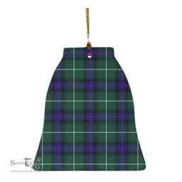 Scottish MacDonald of the Isles Hunting Modern Clan Tartan Ceramic Ornament - Combo set ScotsTee.com
