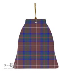 Scottish Chisholm Hunting Modern Clan Tartan Ceramic Ornament - Combo set ScotsTee.com