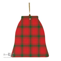 Scottish MacDonald of Sleat Clan Tartan Ceramic Ornament - Combo set ScotsTee.com