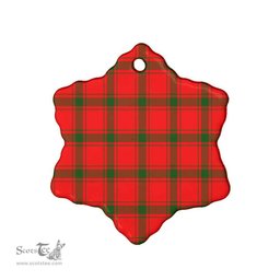 Scottish MacDonald of Sleat Clan Tartan Ceramic Ornament - Combo set ScotsTee.com
