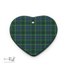 Scottish Stewart Hunting Modern Clan Tartan Ceramic Ornament - Combo set ScotsTee.com