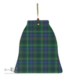 Scottish Stewart Hunting Modern Clan Tartan Ceramic Ornament - Combo set ScotsTee.com