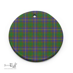 Scottish Strange of Balkaskie Clan Tartan Ceramic Ornament - Combo set ScotsTee.com