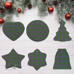 Scottish Strange of Balkaskie Clan Tartan Ceramic Ornament - Combo set ScotsTee.com