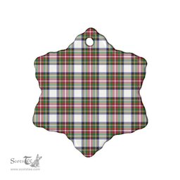 Scottish Stewart Dress Modern Clan Tartan Ceramic Ornament - Combo set ScotsTee.com