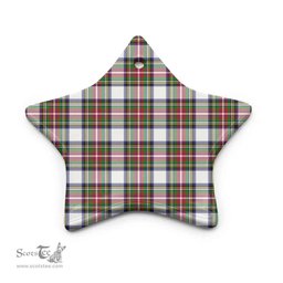 Scottish Stewart Dress Modern Clan Tartan Ceramic Ornament - Combo set ScotsTee.com