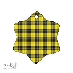 Scottish MacLeod of Lewis Modern Clan Tartan Ceramic Ornament - Combo set ScotsTee.com