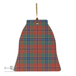 Scottish MacLean of Duart Ancient Clan Tartan Ceramic Ornament - Combo set ScotsTee.com