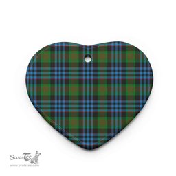 Scottish Newlands of Lauriston Clan Tartan Ceramic Ornament - Combo set ScotsTee.com