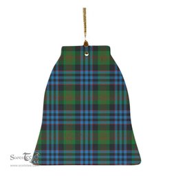 Scottish Newlands of Lauriston Clan Tartan Ceramic Ornament - Combo set ScotsTee.com