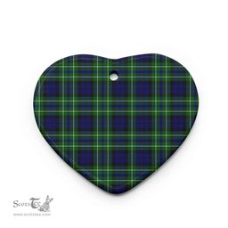 Scottish MacNeil of Colonsay Modern Clan Tartan Ceramic Ornament - Combo set ScotsTee.Com