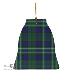 Scottish MacNeil of Colonsay Modern Clan Tartan Ceramic Ornament - Combo set ScotsTee.Com