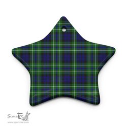 Scottish MacNeil of Colonsay Modern Clan Tartan Ceramic Ornament - Combo set ScotsTee.Com