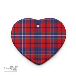 Scottish Wishart Dress Clan Tartan Ceramic Ornament - Combo set ScotsTee.Com