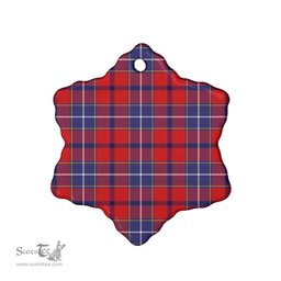 Scottish Wishart Dress Clan Tartan Ceramic Ornament - Combo set ScotsTee.Com