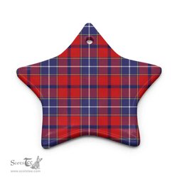 Scottish Wishart Dress Clan Tartan Ceramic Ornament - Combo set ScotsTee.Com