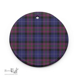Scottish Pride of Scotland Clan Tartan Ceramic Ornament - Combo set ScotsTee.Com