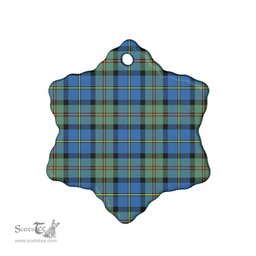 Scottish MacLeod of Harris Ancient Clan Tartan Ceramic Ornament - Combo set ScotsTee.Com