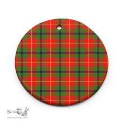 Scottish Turnbull Dress Clan Tartan Ceramic Ornament - Combo set ScotsTee.Com