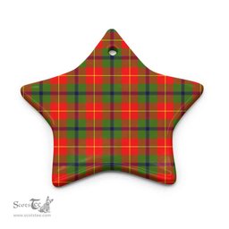 Scottish Turnbull Dress Clan Tartan Ceramic Ornament - Combo set ScotsTee.Com