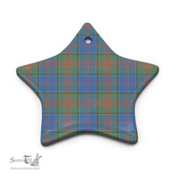 Scottish Stewart of Appin Hunting Ancient Clan Tartan Ceramic Ornament - Combo set ScotsTee.Com