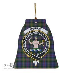 Scottish Murray (of Atholl) Clan Crest Tartan Ceramic Ornament - Combo set ScotsTee.Com