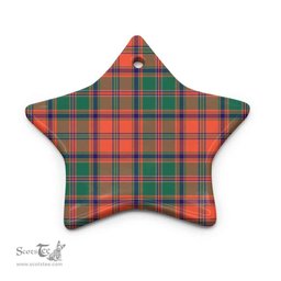 Scottish Stewart of Appin Ancient Clan Tartan Ceramic Ornament - Combo set ScotsTee.Com