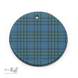 Scottish Matheson Hunting Ancient Clan Tartan Ceramic Ornament - Combo set ScotsTee.Com