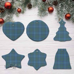 Scottish Matheson Hunting Ancient Clan Tartan Ceramic Ornament - Combo set ScotsTee.Com