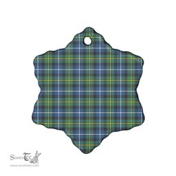 Scottish MacNeill of Barra Ancient Clan Tartan Ceramic Ornament - Combo set ScotsTee.Com