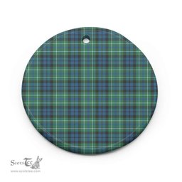 Scottish MacNeill of Colonsay Ancient Clan Tartan Ceramic Ornament - Combo set ScotsTee.Com