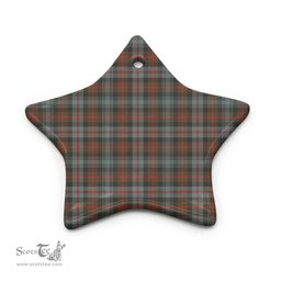 Scottish Murray of Atholl Weathered Clan Tartan Ceramic Ornament - Combo set ScotsTee.Com