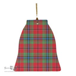 Scottish MacLean of Duart Modern Clan Tartan Ceramic Ornament - Combo set ScotsTee.Com