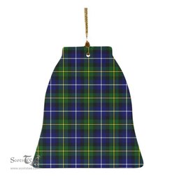 Scottish MacNeill of Barra Modern Clan Tartan Ceramic Ornament - Combo set ScotsTee.Com