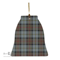Scottish MacLeod of Harris Weathered Clan Tartan Ceramic Ornament - Combo set ScotsTee.Com