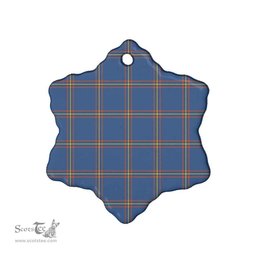 Scottish MacLaine of Loch Buie Hunting Ancient Clan Tartan Ceramic Ornament - Combo set ScotsTee.Com