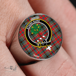 Scottish Anderson of Ardbrake Clan Tartan Ring - Crest Classic Scottish Plaid Tartan Plaid