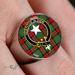 Scottish Blackstock Hunting Modern Clan Tartan Ring - Crest Classic Scottish Plaid Tartan Plaid