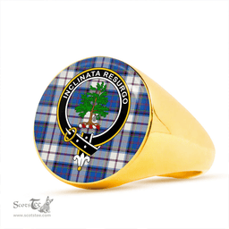 Scottish Cooper Dress Modern Clan Tartan Ring - Crest Classic Scottish Plaid Tartan Plaid