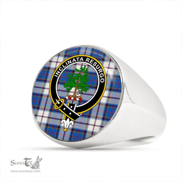 Scottish Cooper Dress Modern Clan Tartan Ring - Crest Classic Scottish Plaid Tartan Plaid
