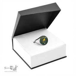 Scottish Campbell of Argyll Ancient 2 Clan Tartan Ring - Crest Classic Scottish Plaid Tartan Plaid