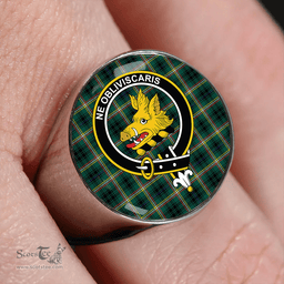 Scottish Campbell Marquis of Lorne Modern 2 Clan Tartan Ring - Crest Classic Scottish Plaid Tartan Plaid