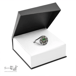 Scottish Cooper Dress #3 Weathered Clan Tartan Ring - Crest Classic Scottish Plaid Tartan Plaid