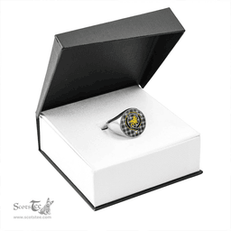 Scottish Campbell Dress #2 Modern 2 Clan Tartan Ring - Crest Classic Scottish Plaid Tartan Plaid