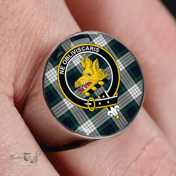 Scottish Campbell 42nd Dress Modern 2 Clan Tartan Ring - Crest Classic Scottish Plaid Tartan Plaid