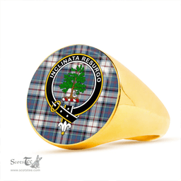 Scottish Cooper Dress #3 Ancient Clan Tartan Ring - Crest Classic Scottish Plaid Tartan Plaid