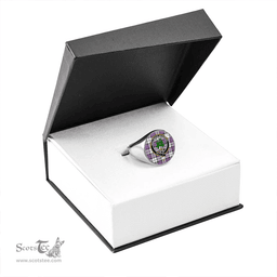 Scottish Cooper Dress Ancient Clan Tartan Ring - Crest Classic Scottish Plaid Tartan Plaid
